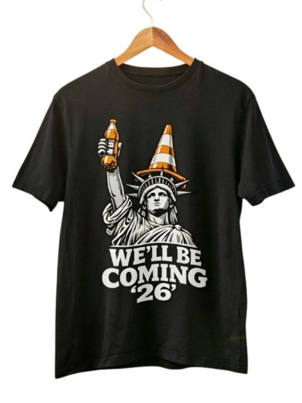 Scotland World Cup 2026 "We'll Be Coming" Black T-shirt
